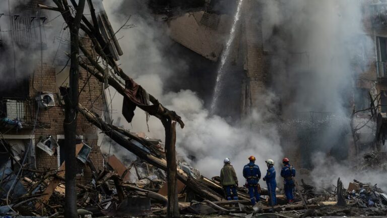 Kyiv Hit by Devastating Russian Missile Strike, President Reports 16