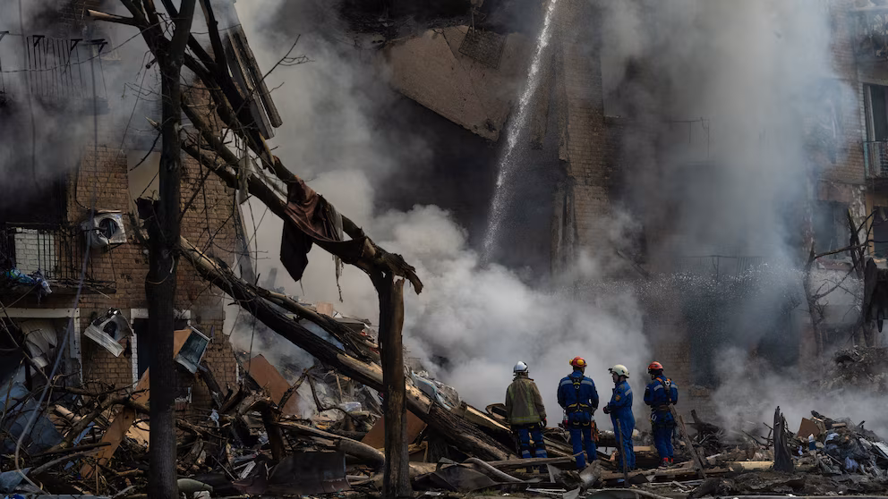 Kyiv Hit by Devastating Russian Missile Strike, President Reports 5