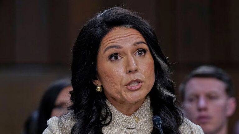 Gabbard steps down from intel post. 12