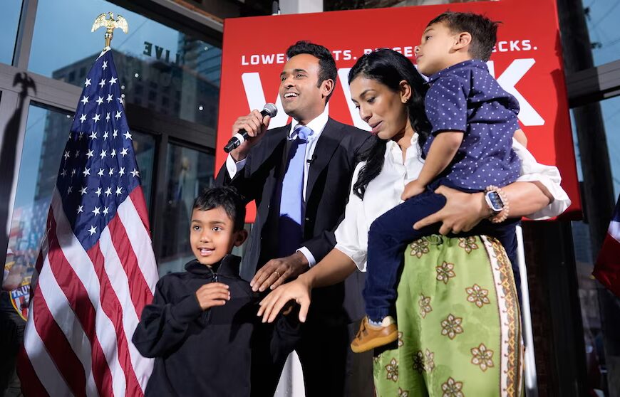 ABC News forecasts Ramaswamy victory in Ohio’s Republican gubernatorial contest.