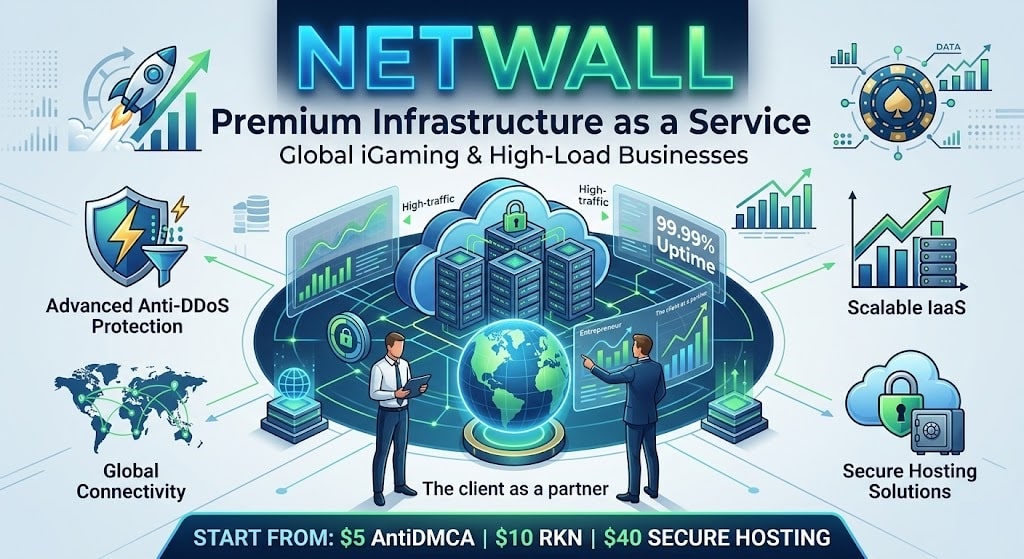 NETWALL: Premium Infrastructure as a Service for Global iGaming and High-Load Businesses
