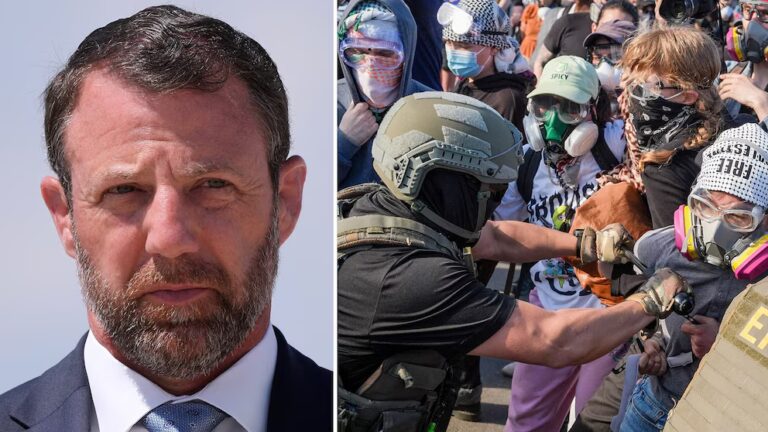 El secretario del DHS, Mullin, amenaza con retirar agentes del aeropuerto de Newark por las protestas en el centro de detención de ICE 11