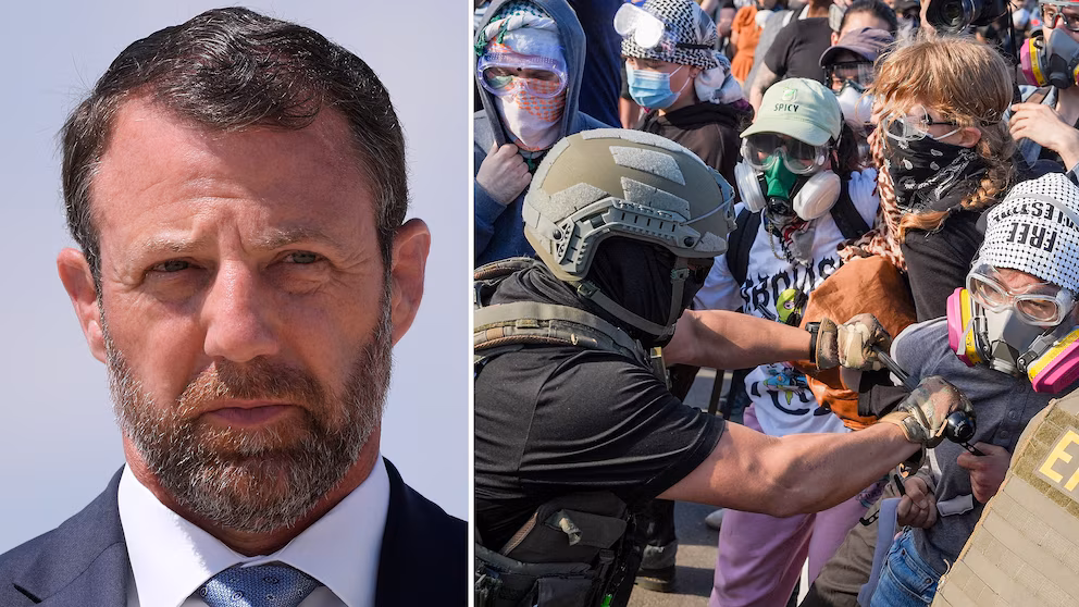 El secretario del DHS, Mullin, amenaza con retirar agentes del aeropuerto de Newark por las protestas en el centro de detención de ICE 6