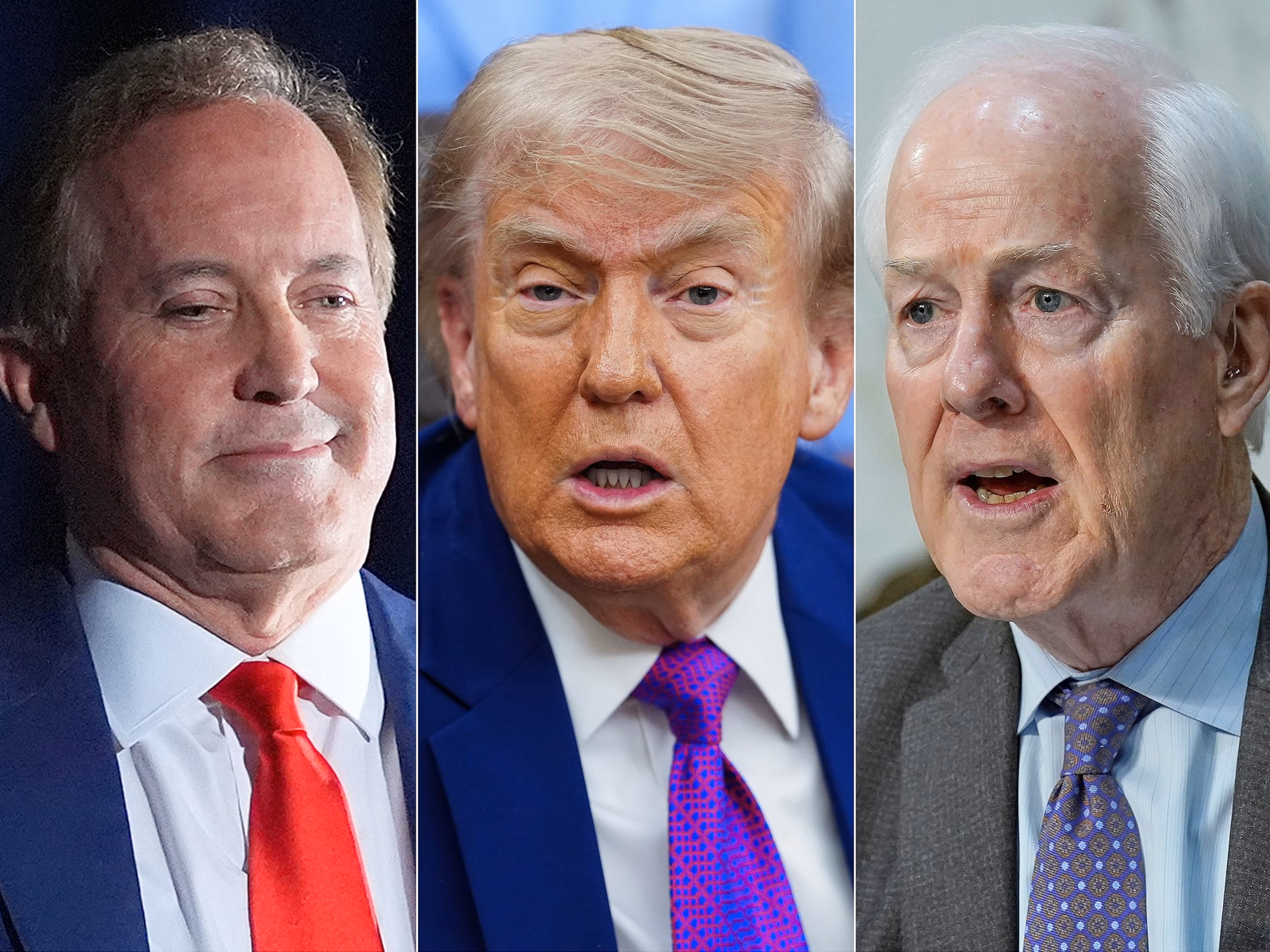 Trump backs Paxton against Cornyn in Texas Senate race. 4