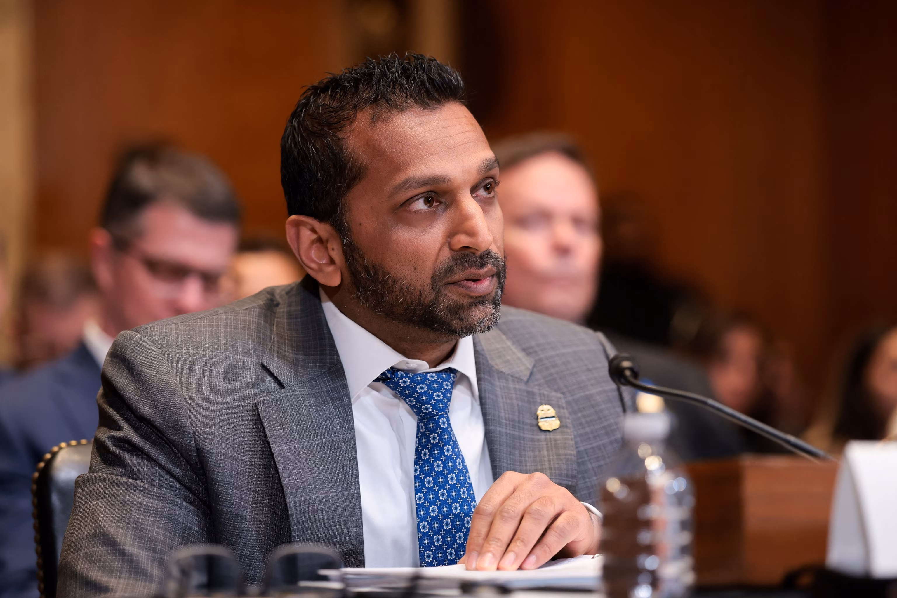 FBI Chief Kash Patel Refutes Drinking Claims in Senate Funding Session 8