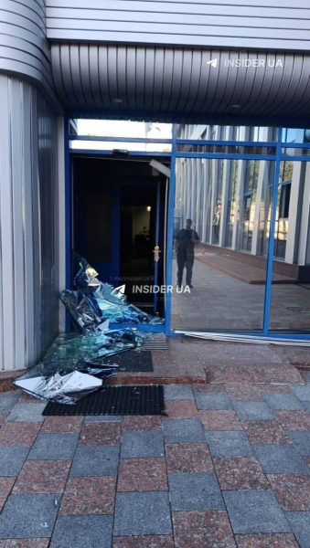 The capital's Lobanovsky Stadium suffered damage after a night attack by Russians: Dynamo match there today (photo) 11