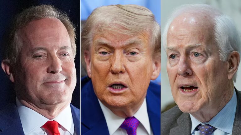 Trump backs Paxton against Cornyn in Texas Senate race. 15
