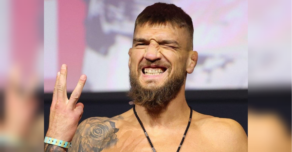 Ukrainian Amosov “strangled” his opponent for $100,000 at UFC 328 (video)