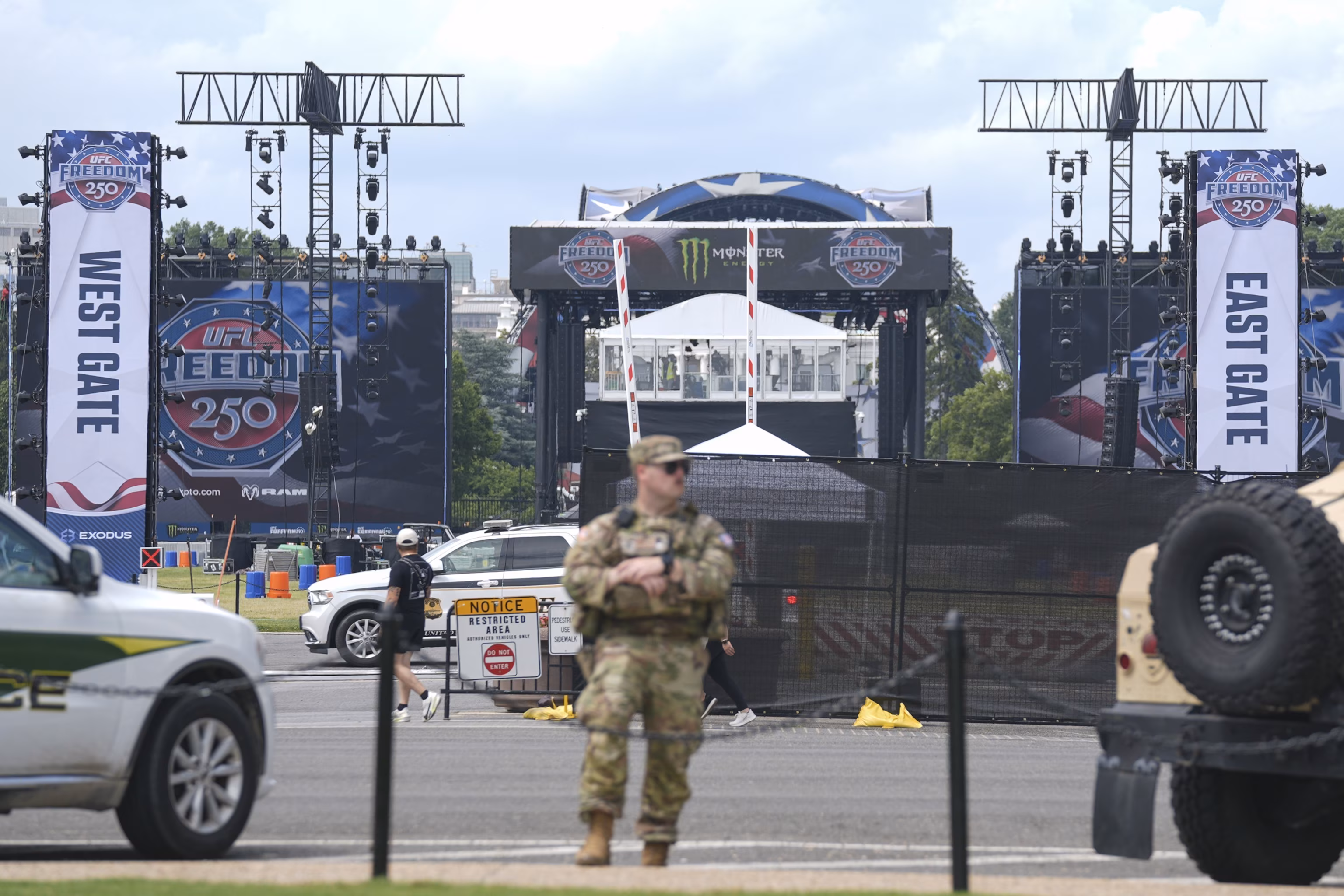 Secret Service states White House security for UFC matches will be on par with the Super Bowl 5