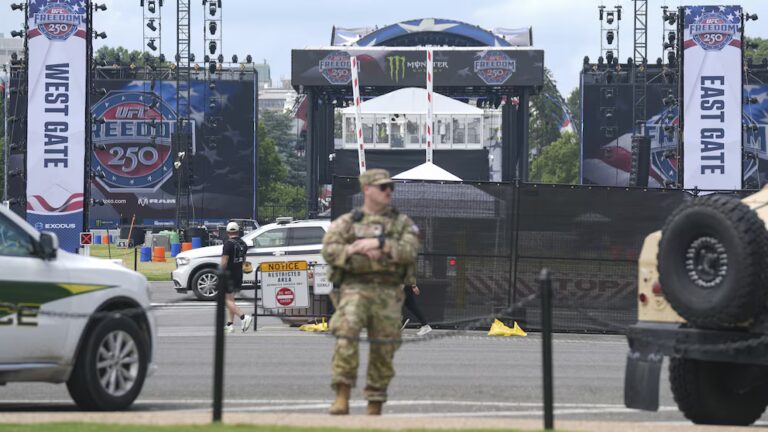 Secret Service states White House security for UFC matches will be on par with the Super Bowl 17
