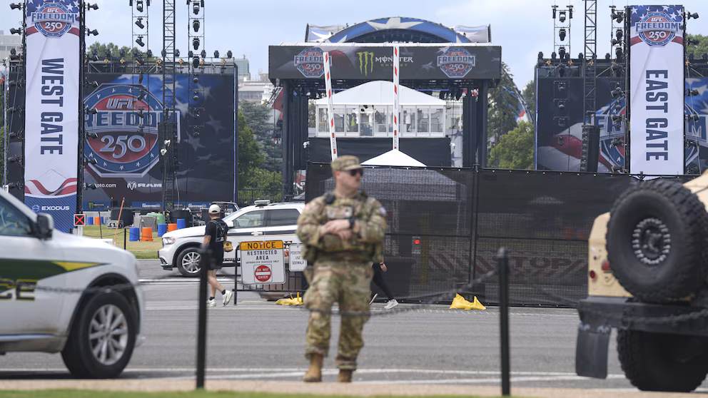 Secret Service states White House security for UFC matches will be on par with the Super Bowl 4