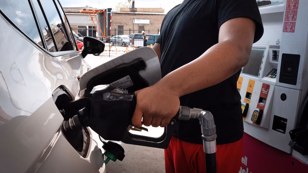 The price of gas is declining, approaching $4 per gallon, though experts express uncertainty about the future trend.