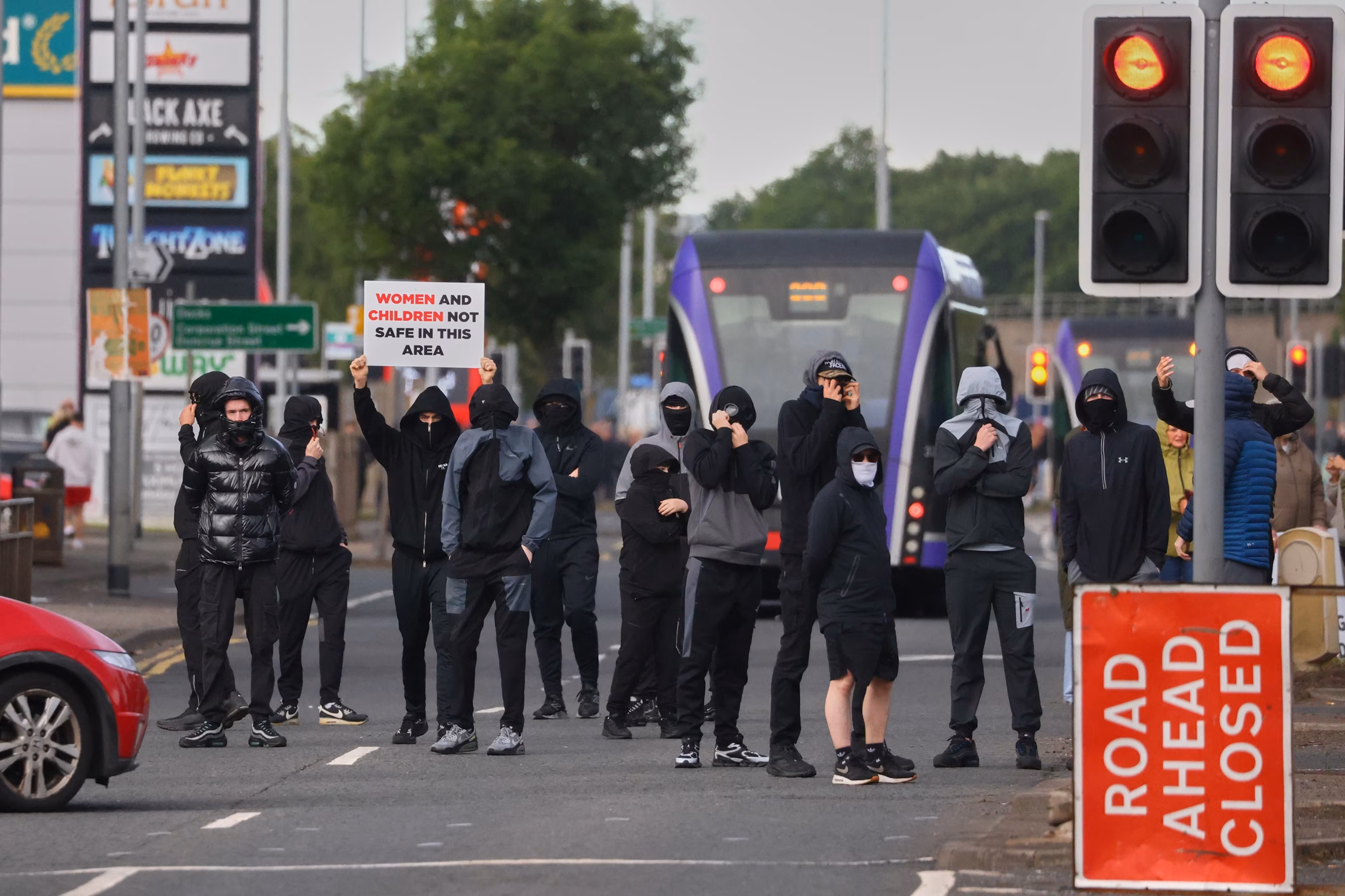 Extra police officers have been deployed due to ongoing violent disturbances in Belfast for a second consecutive night. 15