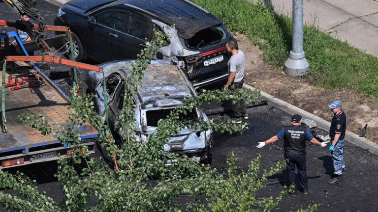 Moscow bomb detonated in a car kills one, authorities state, with the individual yet to be identified. 9