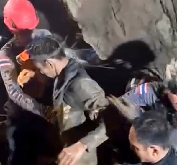 Rescuers halt efforts for two miners presumed stuck in a waterlogged Laos cave