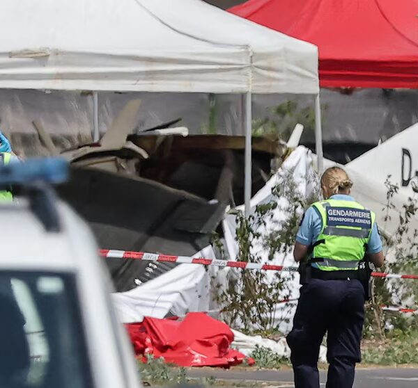 French officials confirm 11 fatalities in a skydiving aircraft accident.