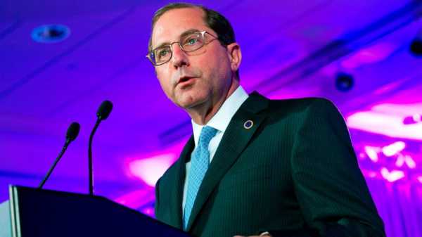 HHS secretary back in hospital for bowel condition