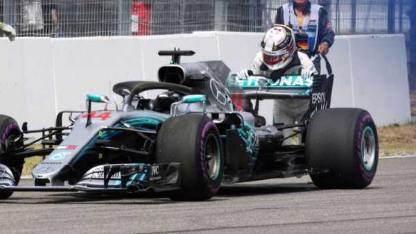 German GP grid: Lewis Hamilton starts 14th, Daniel Ricciardo last